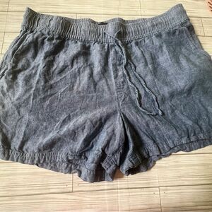 Gap Women's blue Casual Shorts linen blend, summer